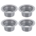 thumbnail image 1 of Unique Bargains 3 Inch Duct Connector Flange Straight Pipe Flange Round Ventilation Duct, 4 Pcs, 1 of 5