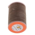 thumbnail image 1 of Rouleau de Fil Ciré Rond pour Couture Durable, Café, 0,65 mm, 1 of 7