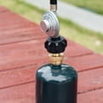 thumbnail image 3 of GASPRO 1lb Propane Tank Adapter, 20lb to 1lb Converter, Hook Up Small Propane Tanks When 20lb Ran Out, Solid Brass, 3 of 6