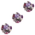 thumbnail image 3 of Wweixi Whimsical Blooms Low Maintenance Artificial Flower Collection Realistic purple LH001 3Set, 3 of 6
