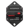thumbnail image 2 of DC 32V Circuit Breaker with Switch Manual Reset Waterproof for Car Marine Boat Truck Bus RV ATV, 2 of 7