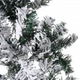 thumbnail image 5 of vidaXL Slim Artificial Half Christmas Tree with Flocked Snow 180 cm, 5 of 5