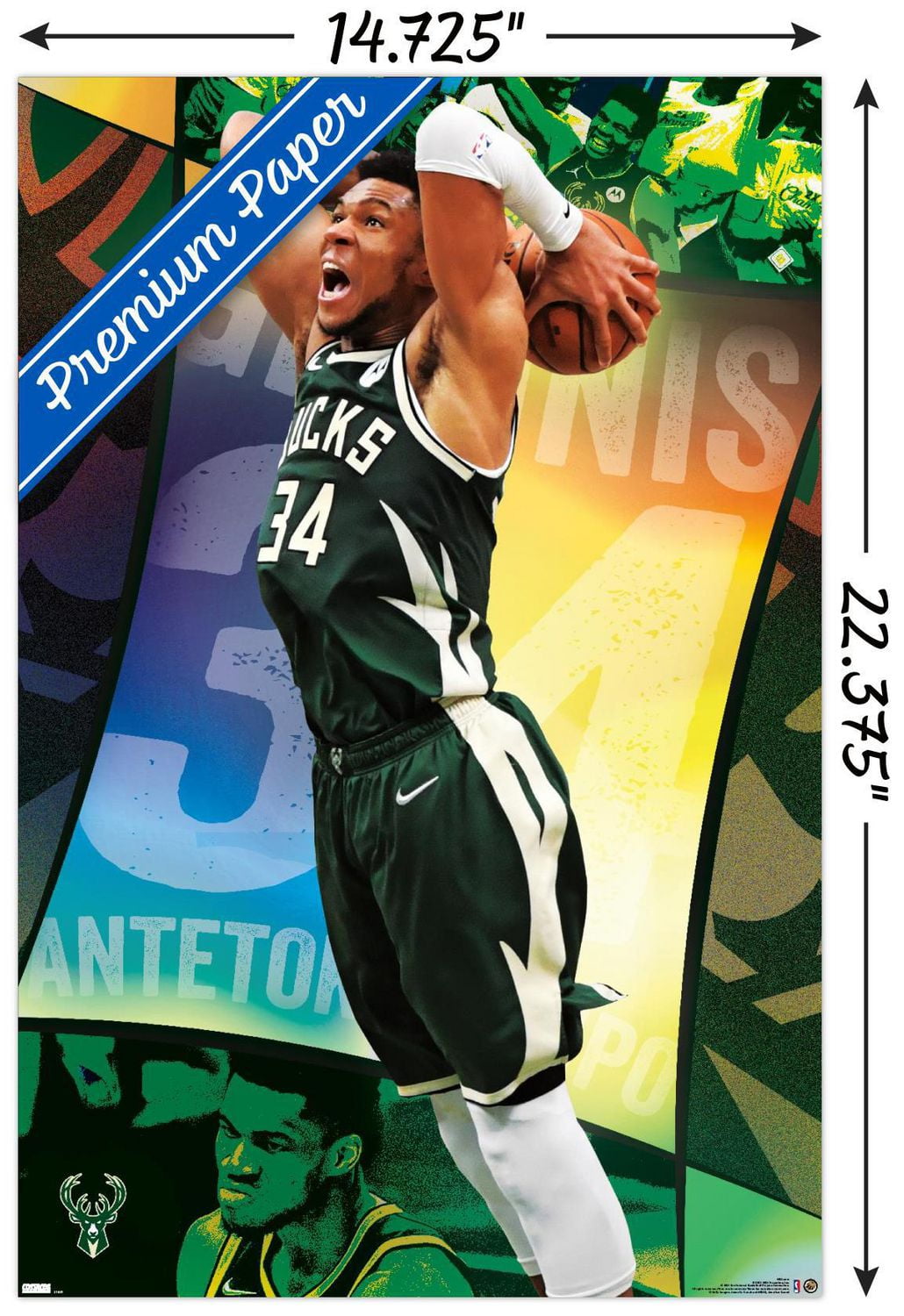 NBA Milwaukee Bucks - Giannis Antetokounmpo 21