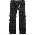 thumbnail image 2 of Pantalon Cargo de Travail pour Hommes Mode Décontractée en Coton à Multiples Poches pour l'Extérieur Pantalon Cargo Long, 2 of 9
