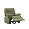 thumbnail image 2 of Fauteuil inclinable Arcadia d'ACME, microfibre sauge, 2 of 2