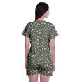 thumbnail image 4 of Moomaya T-Shirts à Manches Courtes pour Femmes en Coton Doux à Col Rond Ensemble de Nuit, 4 of 6