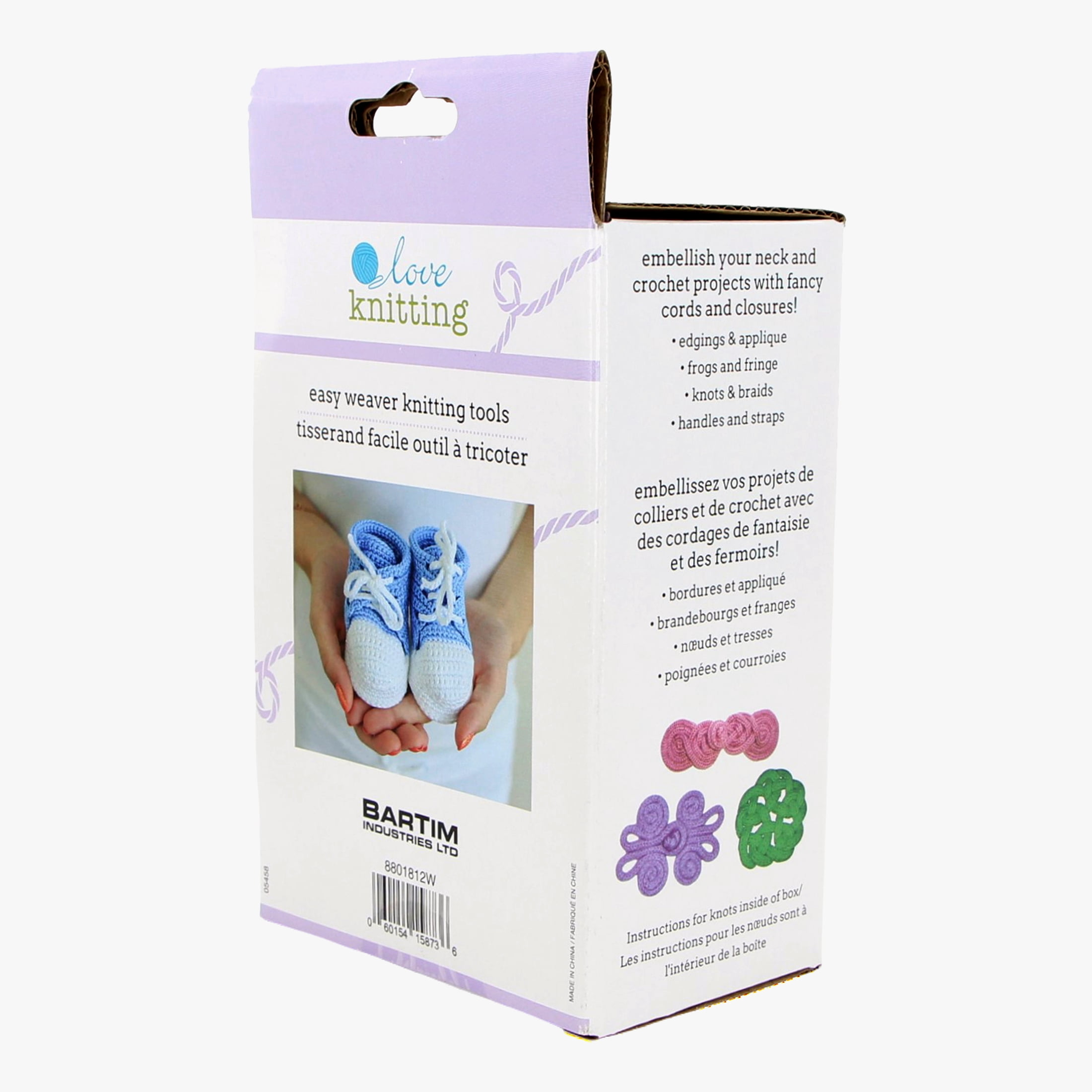 LOVE KNITTING Easy Weaver Knitting Tools, I cord, Spool Knitter, Hand Knitting