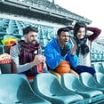 thumbnail image 5 of Heated Stadium Seats for Bleachers with Back Support - USB Battery Included - Upgraded 3 Levels of Heat - Foldable Chair - Cushioned, 4 Pockets for Snacks, Cup Holder - for Camping, Games & Sports, 5 of 5