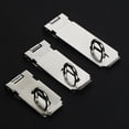 thumbnail image 4 of Padlock Hasp Stainless Steel Window Cupboard Locker Mailbox Lock Plate Hotel Office Outdoor Gate Shed Safety Latch Anti-lost 4 Inch, 4 of 9