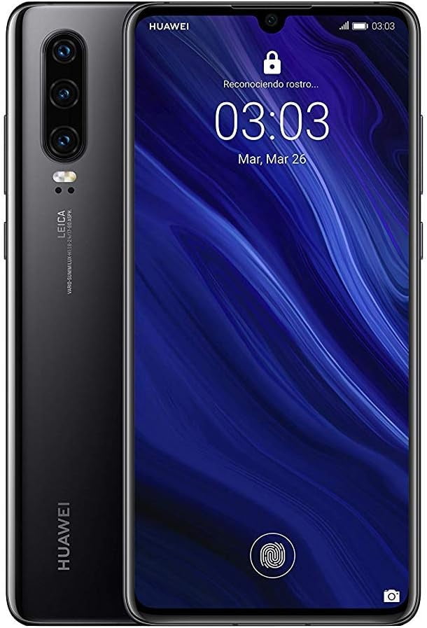 Refurbished Huawei P30 4G - 128GB – Black – 40MP Triple Rear
