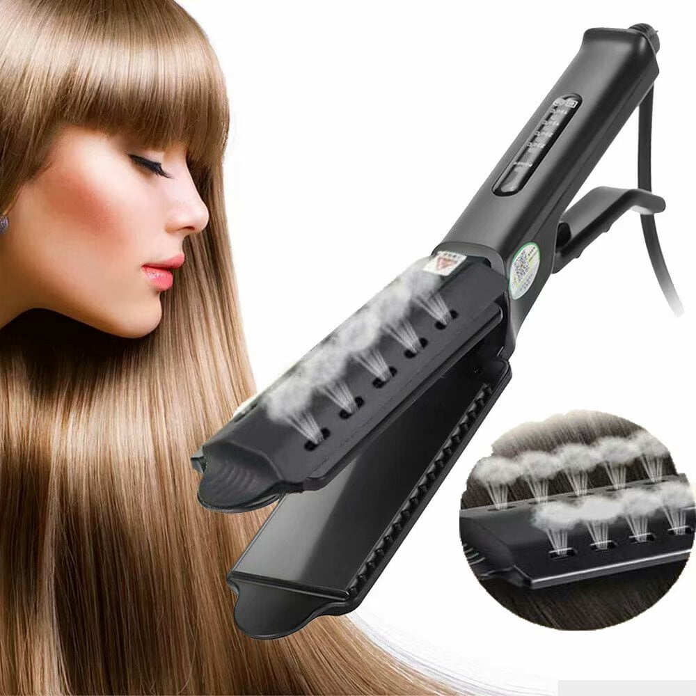 Cosprof Tourmaline Ionic Flat Iron Hair Straightener, 4 Gear Temperature, Make Hair Silky and Shine