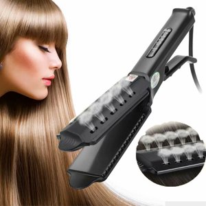 Cosprof Tourmaline Ionic Flat Iron Hair Straightener, 4 Gear Temperature, Make Hair Silky and Shine