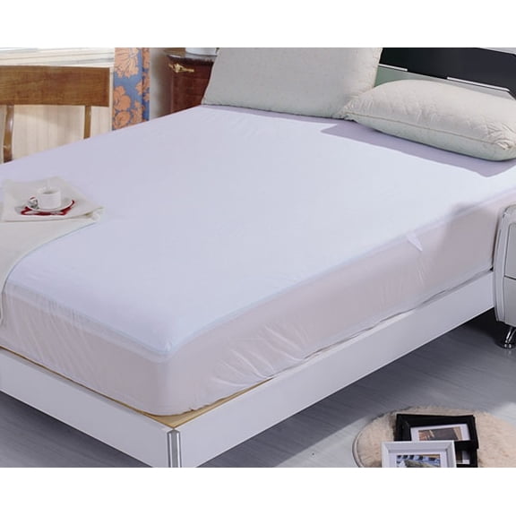 ViscoLogic Protège-Matelas Très Grand Imperméable Testé en Laboratoire, Lavable à la Machine, Drap-Housse en Éponge de Coton de Qualité Supérieure