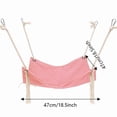 thumbnail image 2 of Chat Minimaliste en Lin Respirant pour Détente Intérieure Douillette et Installation Sécurisée dans la Cage avec Tissu Lavable à la Machine, 2 of 3