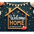 thumbnail image 3 of Decorative Design Welcome Home Balloon Decoration Celebration Banner for Homecoming Party Indoor Decoration Event Celebration, 3 of 3