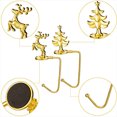 thumbnail image 4 of pitrice Noël Chaussette Cintre Atmosphères Thématiques Noël Cheminée Crochet Réutilisable Personnalisé Escalier Rack Placage Bas Titulaire Clip Or Animal, 4 of 5