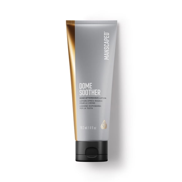 MANSCAPED® Dome Soother Men’s Head Aftershave Lotion – with Aloe & Colloidal Oats for Soothing & Hydrating Scalp Skin, 4 fl. Oz.