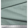 thumbnail image 2 of Soimoi Viscose Chiffon Fabric Geometric Small Print Sewing Fabric Yard 42 Inch Wide, 2 of 3