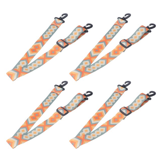 Ice Skates Shoulder Straps, Nylon Webbing Ski Snowboard Boot Carrier Strap 4pcs Blue Yellow Adjustable For Skiing