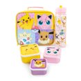 thumbnail image 1 of Pokemon Girls Multicoloured Lunch Bag Bottle and 3 Snack Pot, 1 of 6