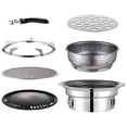 thumbnail image 1 of Abbracc Korean Barbecue Grill Portable Tabletop Grill Standard 23.5cm, 1 of 9
