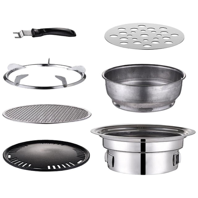 Abbracc Korean Barbecue Grill Portable Tabletop Grill Standard 23.5cm