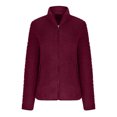 thumbnail image 4 of CEHVOM Femme Mode Manches Longues Confortable Hauts Amples Poche Manteau Long Blouse Liquidation, 4 of 6