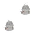 thumbnail image 1 of Ruiboury Unisex Backpack With Adjustable Straps And Stylish Durable Cloth School Backpack School Bag Book Bag Comfortable grey 2Set, 1 of 6