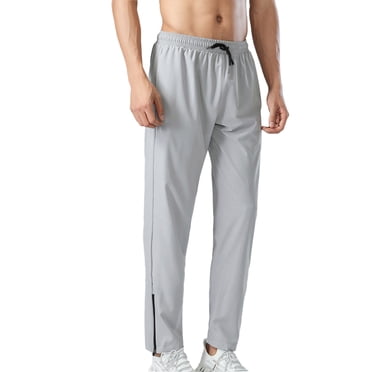 Cameland Men's Plus Size Track Pants Lightweight Quick Dry Hiking Athletic Workout Trousers Casual Active Jogger Sweatpants with Zipper Pockets