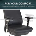 thumbnail image 2 of Bush Business Furniture Studio C Mid Back Leather Executive Office Chair, 2 of 8