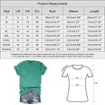 thumbnail image 2 of Hiiyo T-Shirt pour Femme à Manches Courtes, Col Ras du Cou, T-Shirt d'Été Décontracté (P-5TG), 2 of 7