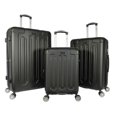 thumbnail image 1 of Dejuno 252015DJ-BLACK Tutin Ensemble de Valises Rigides à Roulettes Pivotantes avec Serrure TSA, Noir - 3 Pcs, 1 of 1