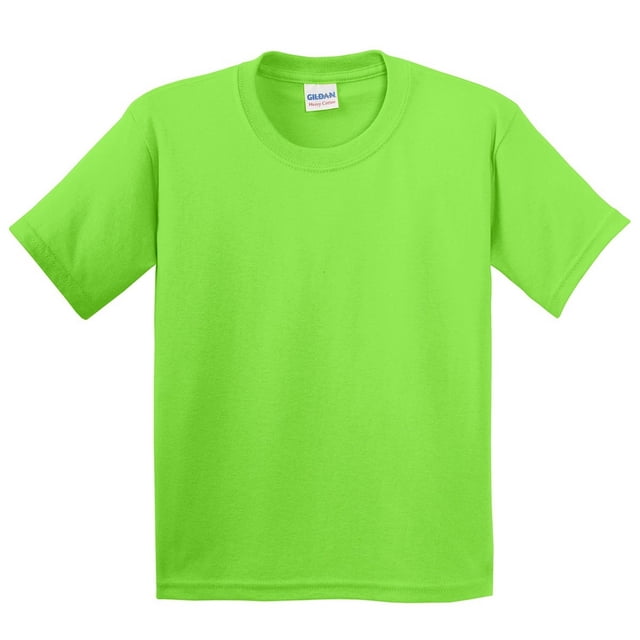 Gildan T-Shirt en Coton Épais pour Enfants (Lot de 2)