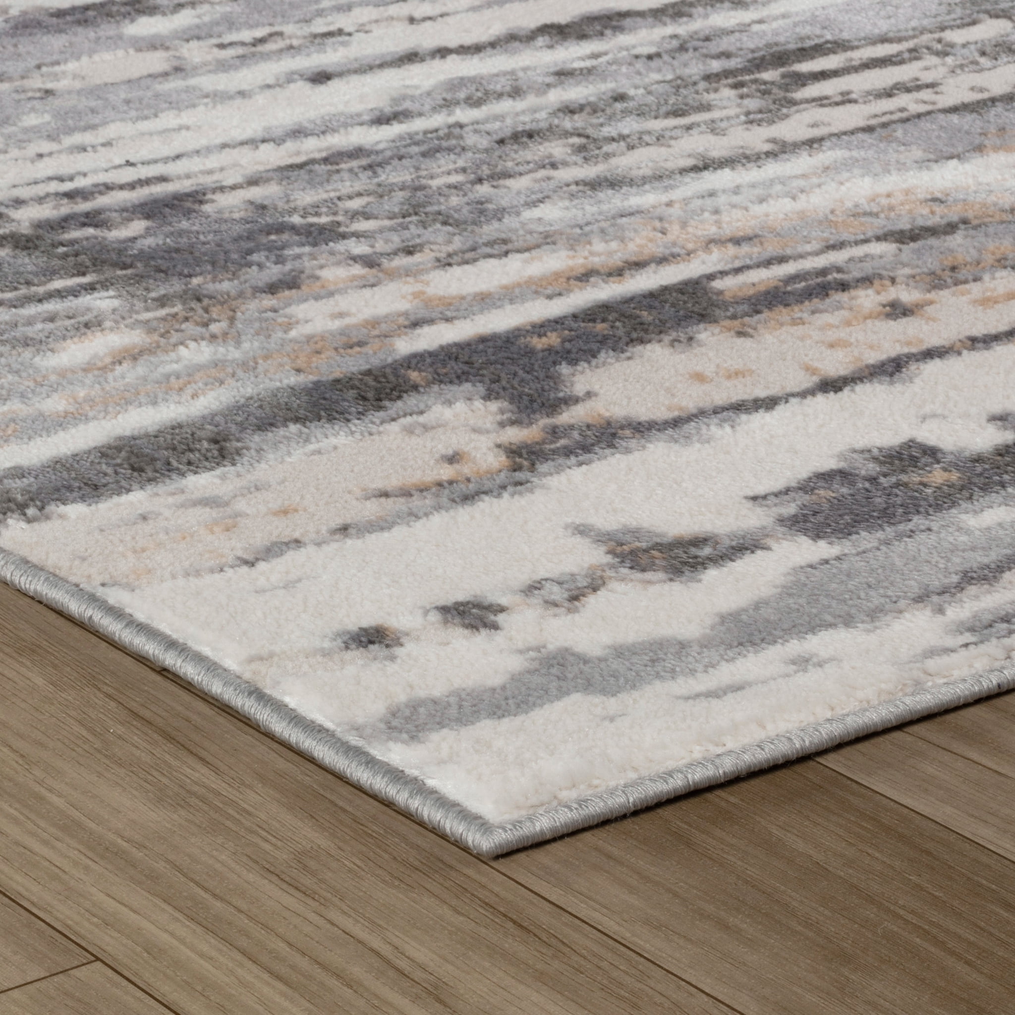 Tapis d'interieur Rug Branch Atlas Lines, beige gris, abstrait - Salon, chambre, salle a manger et cuisine