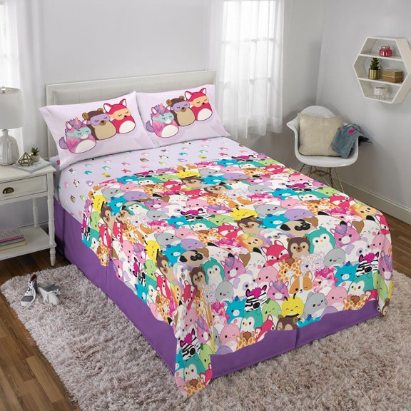 Squishmallows "Mallow Dreams" Full Sheet Set