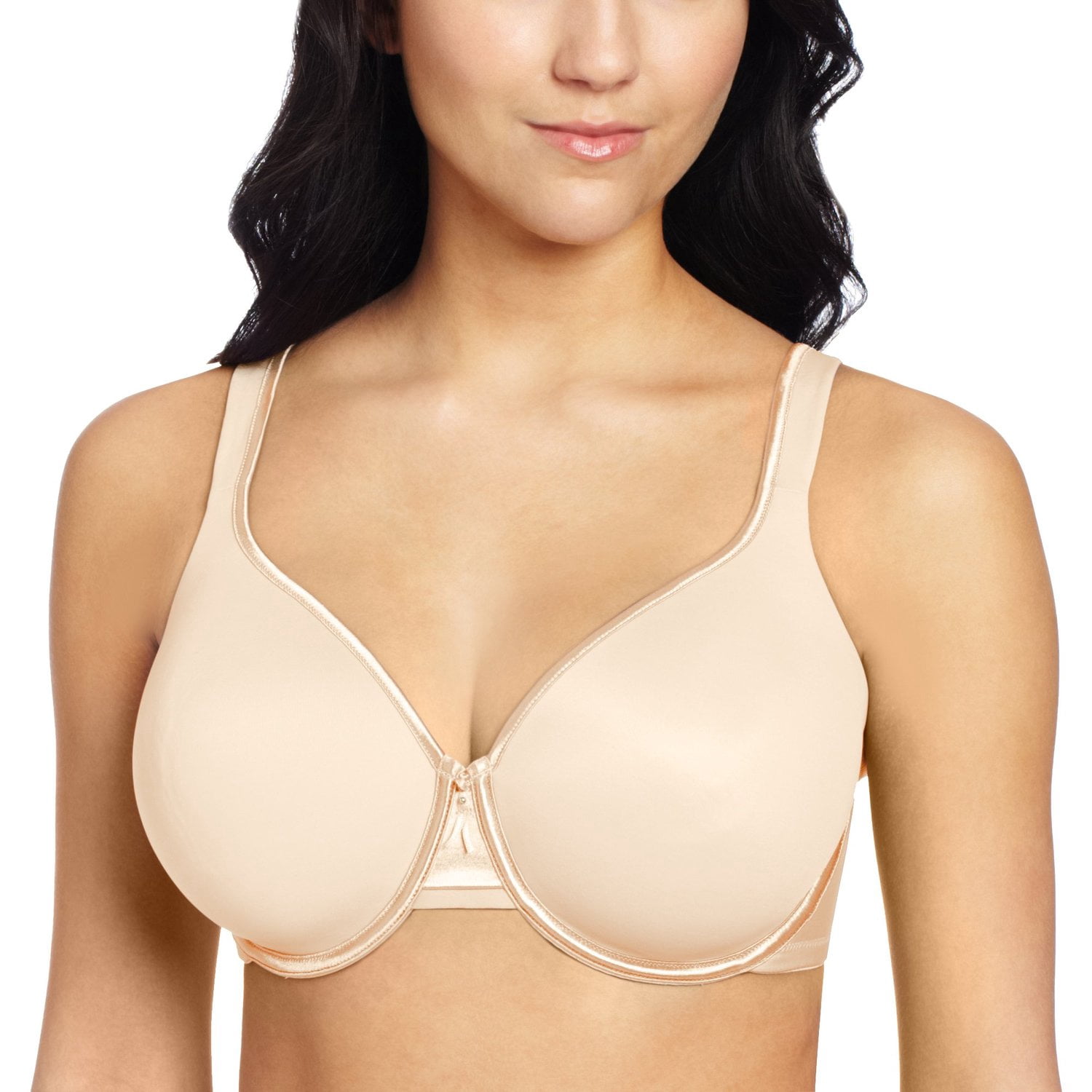 Vanity Fair Soutien-Gorge à Armatures Couvrant Body Caress pour Femmes, 34B, Damas Neutre