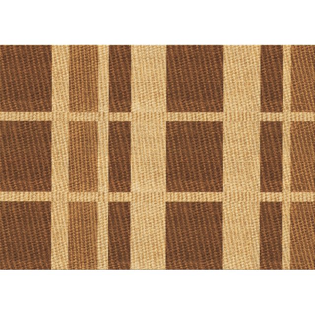 Ahgly Tapis Rectangulaire Lavable en Machine Intérieur Transitionnel Brun Selle, 8 Pieds x 10 Pieds
