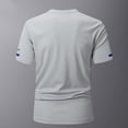 thumbnail image 4 of Mens Gym T-Shirts Summer Athletic Quick Drying Workout Top Compression Fit Short Sleeve Crew Neck Running Basketball Shirt, 4 of 4