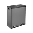 thumbnail image 1 of The Step N' Sort Large Capacity 70 L, 2 Compartment Trash and Recycling Bin, 1 of 6
