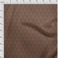 thumbnail image 3 of oneOone Polyester Lycra Fabric Leaves & Floral Block Printed Craft Fabric BTY 56 Inch Wide, 3 of 4