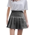 thumbnail image 1 of Jupe Mini Plissée de Tennis pour Femme, Mode Haut de Gamme, Décontractée, Taille Fine, Design Extensible, Coupe Ajustée, Polyvalente, Tenue Quotidienne, Fluide, 1 of 3