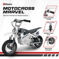 thumbnail image 2 of Razor MX400 Dirt Rocket Vélo Électrique, 8 Ans et Plus, 14 Mi/h, Autonomie de 30 Min, Max 140 Lb, Blanc, 2 of 11
