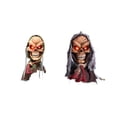 thumbnail image 4 of Horror Halloween Skull Decorations Sound Activated Hanger Scary Voice Control Hanging Ghosts Props Party Outdoor Garden, 4 of 7