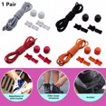 thumbnail image 2 of Kids Adults Outdoor Laces With Quick Release Fastener Elastic Laces Shoelace, 2 of 5