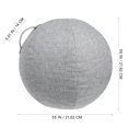 thumbnail image 2 of unbranded Dust-proof Balance Ball Cover Random Color 1Pack, 2 of 6