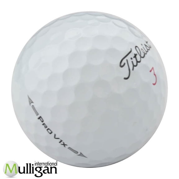Mulligan - 36 Titleist Pro V1x Prior Generations 4A Recycled Used Golf Balls, White