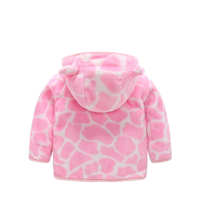 Manteau à Capuche Épais et Chaud avec Fermeture Éclair pour Tout-Petits, Bébés, Filles, Garçons, Oreilles Mignonnes