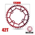 thumbnail image 3 of Plateau de Vélo 104BCD Roue à Chaîne Bicyclette Ronde 104BCD Vélo Plateau de Vélo Pièces de Plateau Rouge 42T, 3 of 9