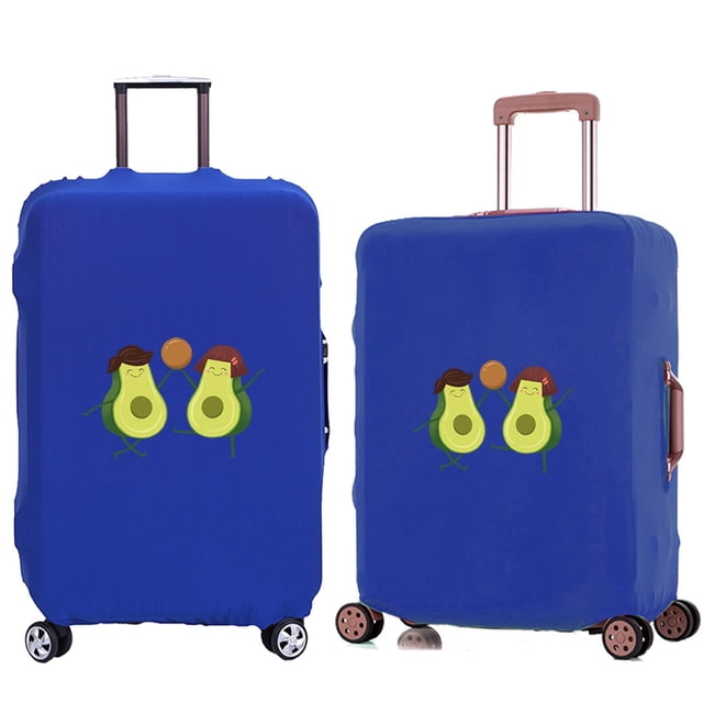 Travel Luggage Protective Cover Avocado Pattern Travel Accessories Elastic Suitcase Case Apply To 18-28inch 1Avocado005 L