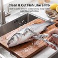thumbnail image 4 of Multifunctional Heavy Duty Kitchen Shears, Stainless Steel Kitchen Scissors, Meat, Bone, Fish, All Purpose Kitchen Scissors for Food with Fish Scaler, Bottle Opener and Safety Lock (2PC), 4 of 8
